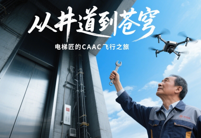 從幽暗井道到遼闊蒼穹：一位電梯匠的CAAC無(wú)人機(jī)飛行心聲